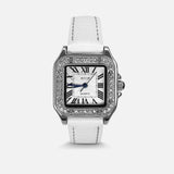 AL.03 - Cuir Croco Blanc