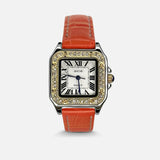 LC.04 - Cuir Croco Orange