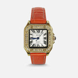 CĒ.03 - Cuir Croco Orange