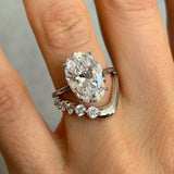 Bague "Louise" solitaire oval 4cts