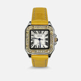 LC.07 - Cuir Croco Jaune