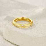 Bague "Umbra" brushed