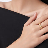 Bague "Umbra" brushed