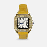 CĒ.07 - Cuir Croco Jaune