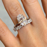 Bague "Louise" solitaire oval 4cts