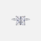 Bague "Princess" Asscher solitaire 5,5cts