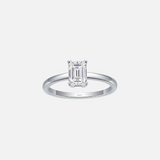 Bague "Emeraude" solitaire