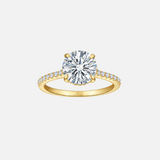 "Amora Round" solitaire ring