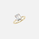 Bague "Boni Emeraude" solitaire