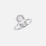 Bague "Louise" solitaire oval 4cts