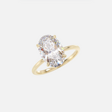 Bague "Louise" solitaire oval 4cts