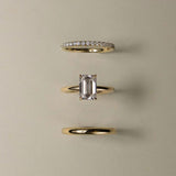 Bague "Boni Emeraude" solitaire