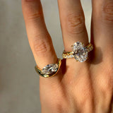 Bague "Louise" solitaire oval 4cts