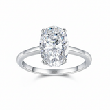Oval Solitaire Ring "Mirage"