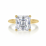 Bague "Princess" Asscher solitaire 5,5cts