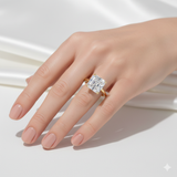 Bague "Princess" Asscher solitaire 5,5cts