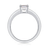 Bague "Emeraude" solitaire