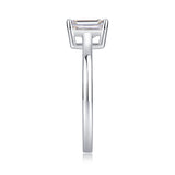 Bague "Emeraude" solitaire