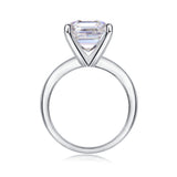Bague "Princess" Asscher solitaire 5,5cts