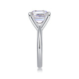 Bague "Princess" Asscher solitaire 5,5cts