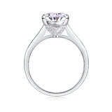 "Rosa Pear" solitaire ring