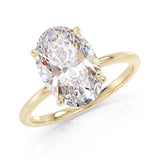 Bague "Louise" solitaire oval 4cts