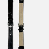 🎁 Bracelet Cuir Croco – Noir (100% off)